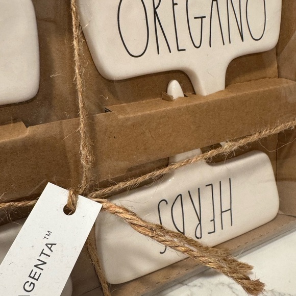 Rae Dunn White Herb Label Set - Picture 4 of 6